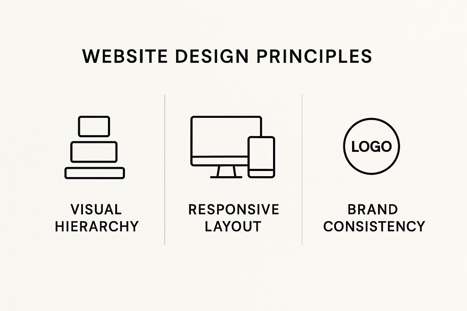 Infographic about website design