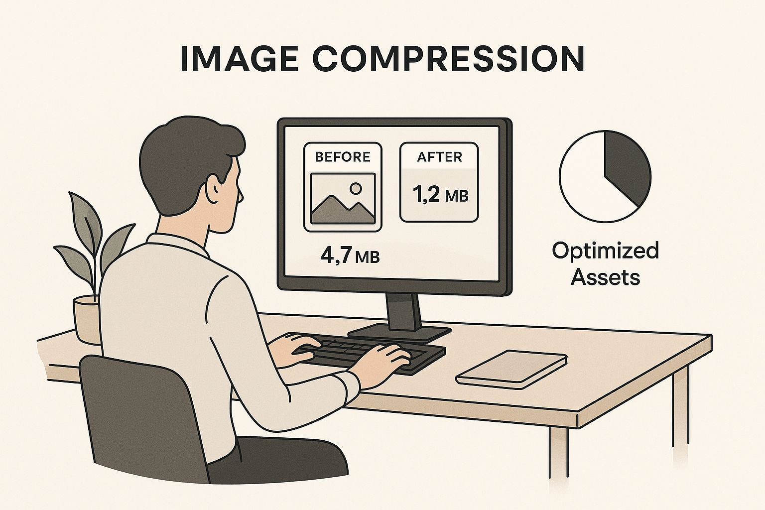 Infographic about How to optimize a Framer website for beginners