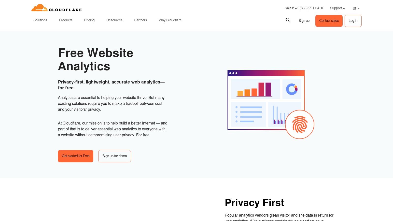 Cloudflare Web Analytics