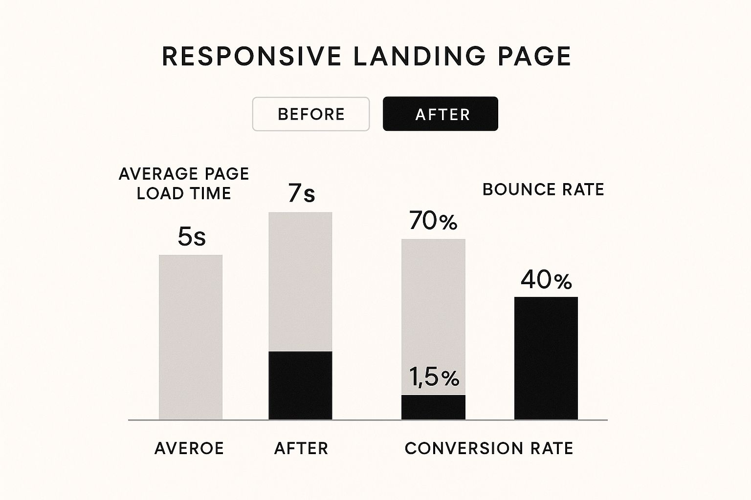 Responsive Landing Page Image