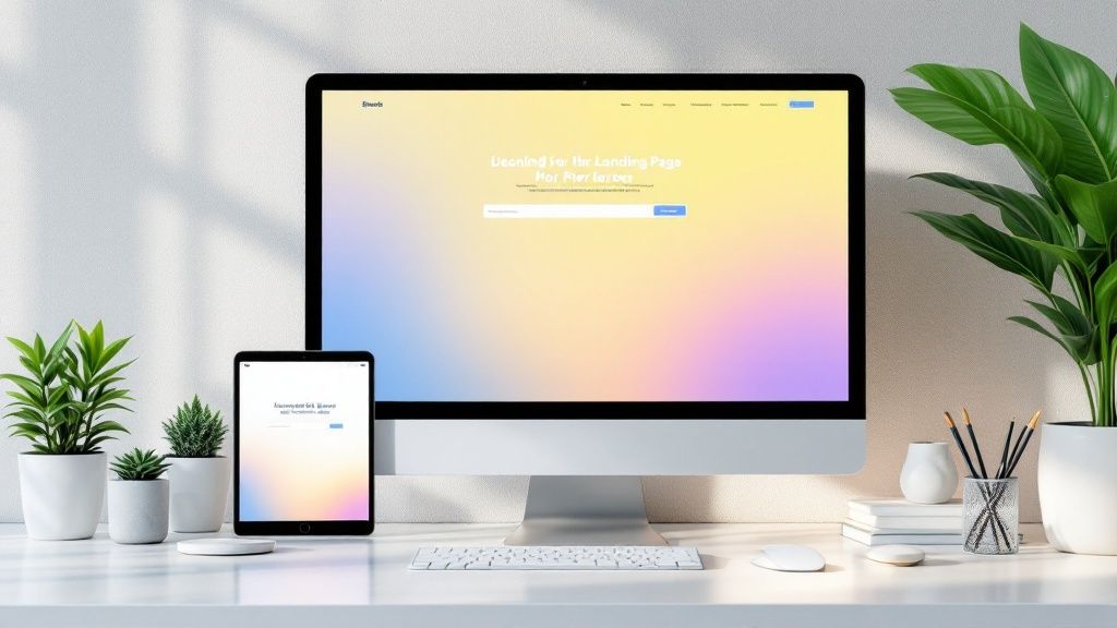 Responsive Landing Page Image